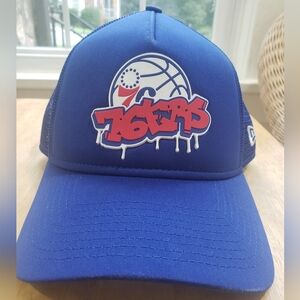New Era 9Forty 76ers Trucker Hat Snapback